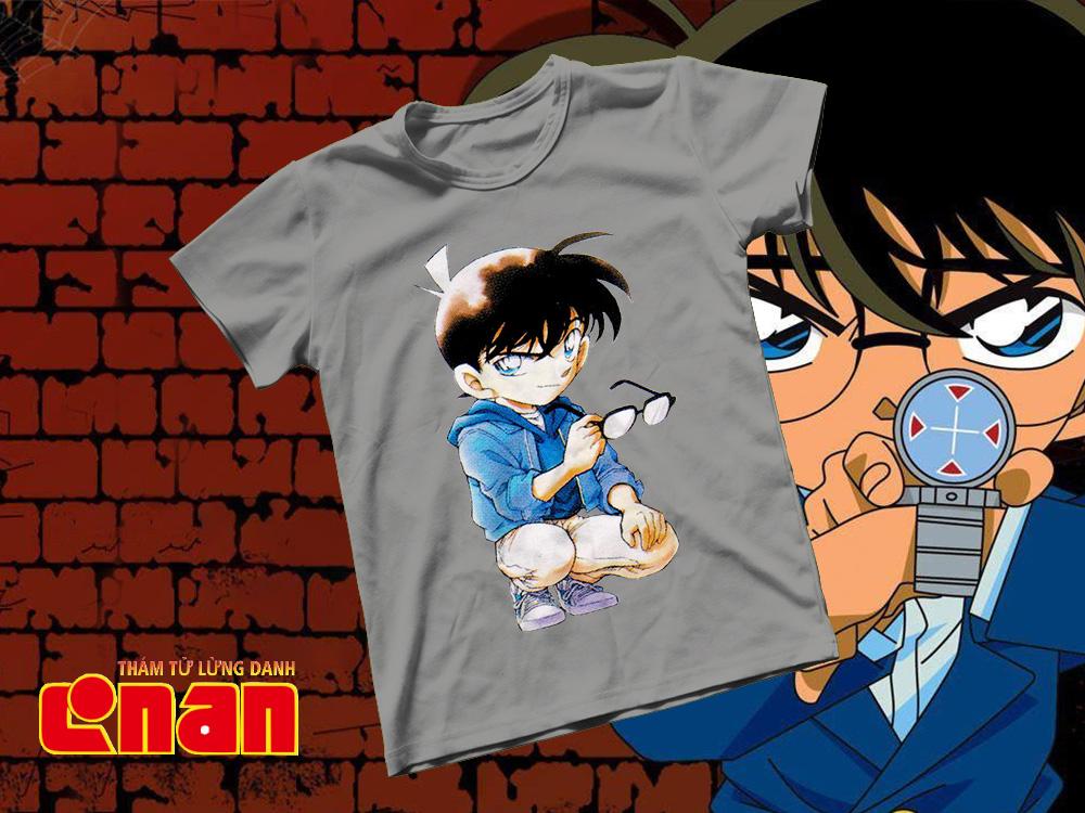 [HCM]Áo thun Cotton Unisex - Anime - Conan - Thám tử lừng danh conan