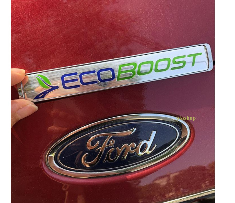 [HCM]Tem chữ ECOBOOST trang trí xe-OT4