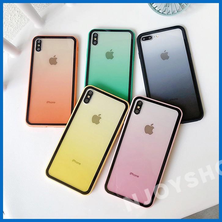 ỐP LƯNG IPHONE OMBRE  6/6S / 6PLUS/6SPLUS / 7/8 7PLUS/8PLUS X/XS NHIỀU MÀU SẮC