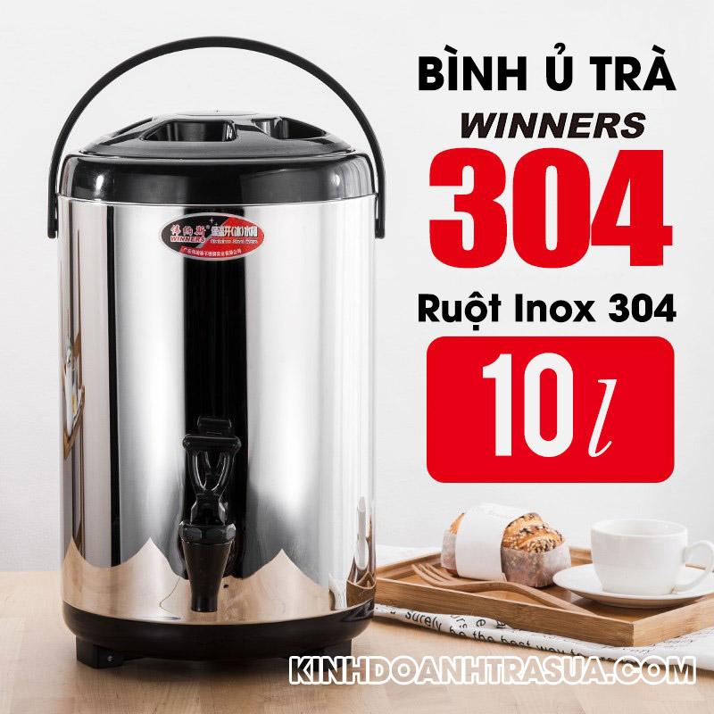 Bình Ủ Trà 10L Winner - Inox 304