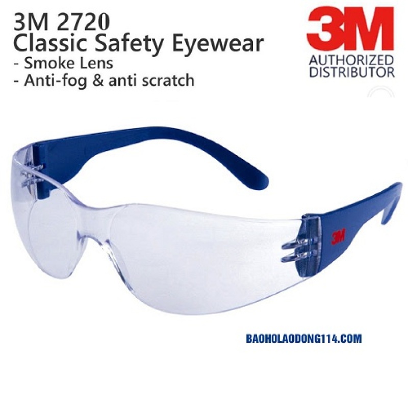Giá bán Kính bảo hộ 3M 2720 Kính chống bụi, tia UV, mắt kính trong suốt, bảo vệ mắt, chống trầy xước, đọng hơi nước, đi xe máy