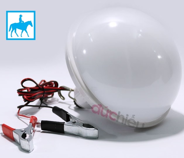 Bóng Đèn LED 12V 100W Kẹp Bình Dùng Bình Ắc Quy TD-2060-12V Dimmable Chỉnh Độ Sáng