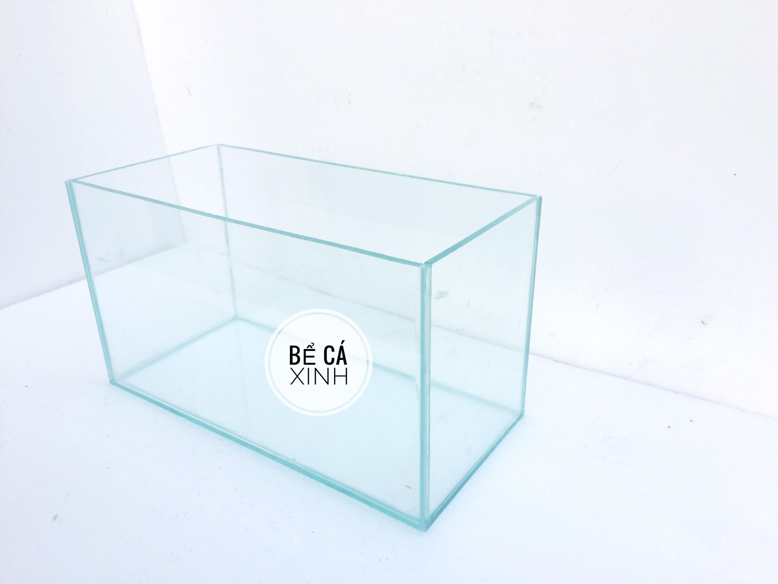 Bể cá betta ngăn ba, bể cá mini để bàn ( tấm ngăn có thể tháo lắp)