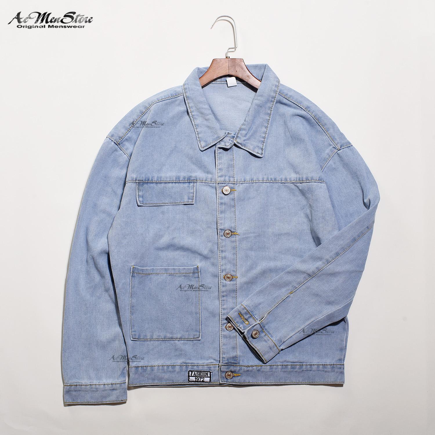ROUTINE áo denim jacket phong cách mới lạ