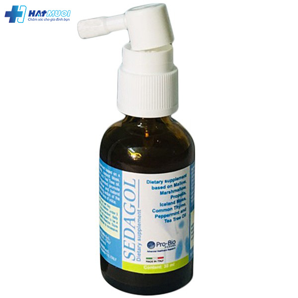 Xịt họng giảm ho sạch họng sedagol oral spray pro-bio 30ml