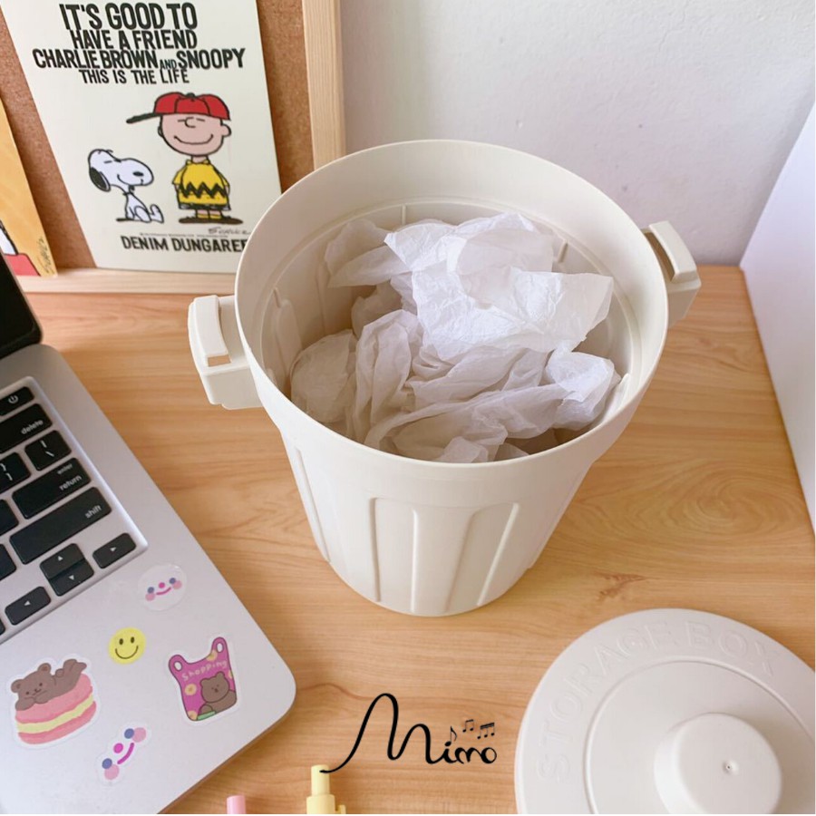 Thùng rác mini để bàn tiện lợi