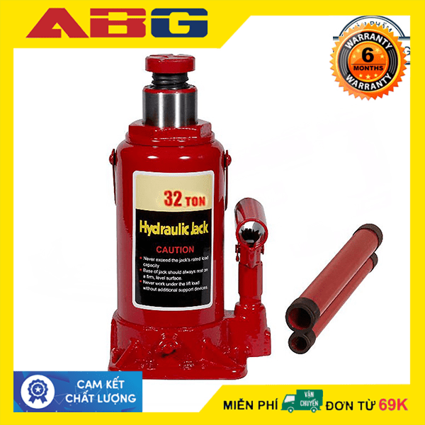 Kích Thủy Lực, Con Đội Thủy Lực ABG (Loại 32 Tấn) Kích Dầm Dùng Để Nâng, Sửa Chữa Oto, Xây Dựng, Và Các Ngành Công Nghiệp - ABG Shop