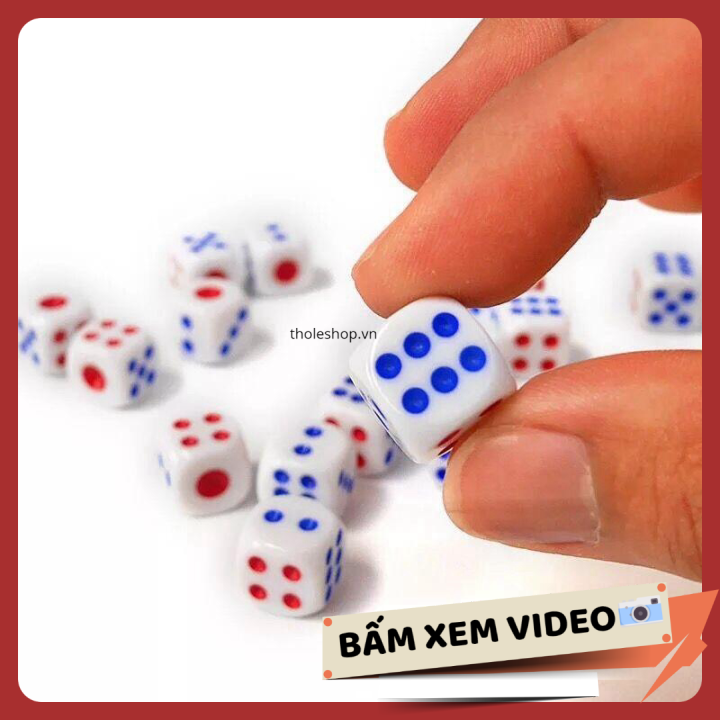 [HCM]Xúc xí ngầu - Combo 10 xúc xí ngầu xúc xắc không độc hại giá cực rẻ - Đồ chơi trẻ em [RẺ VÔ ĐỊCH]
