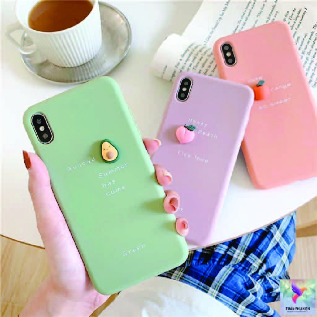 Ốp Lưng Iphone - Ốp Lưng Điện Thoại Iphone Trái Cây Tí Hon - Full Các Dòng Iphone
