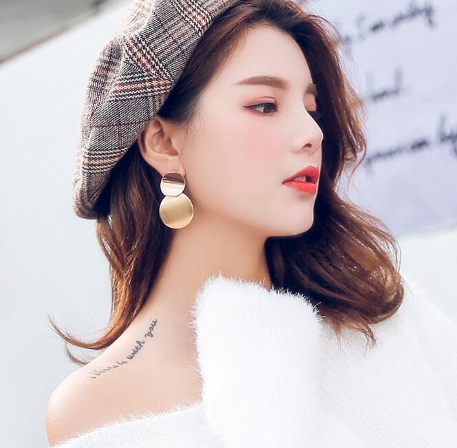 [HCM]bông tai dáng tròn đính tai