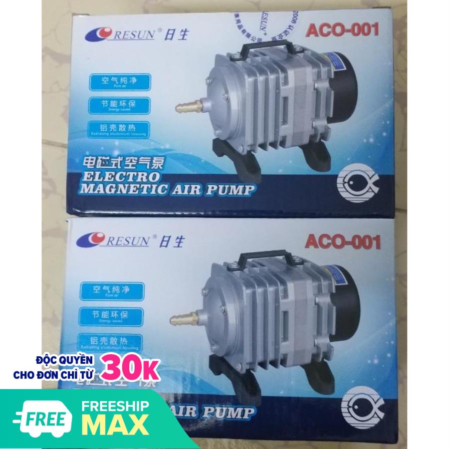 Máy sủi khí oxi bể cá resun aco-001 công suất 18w, vui lòng xem kỹ mô tả