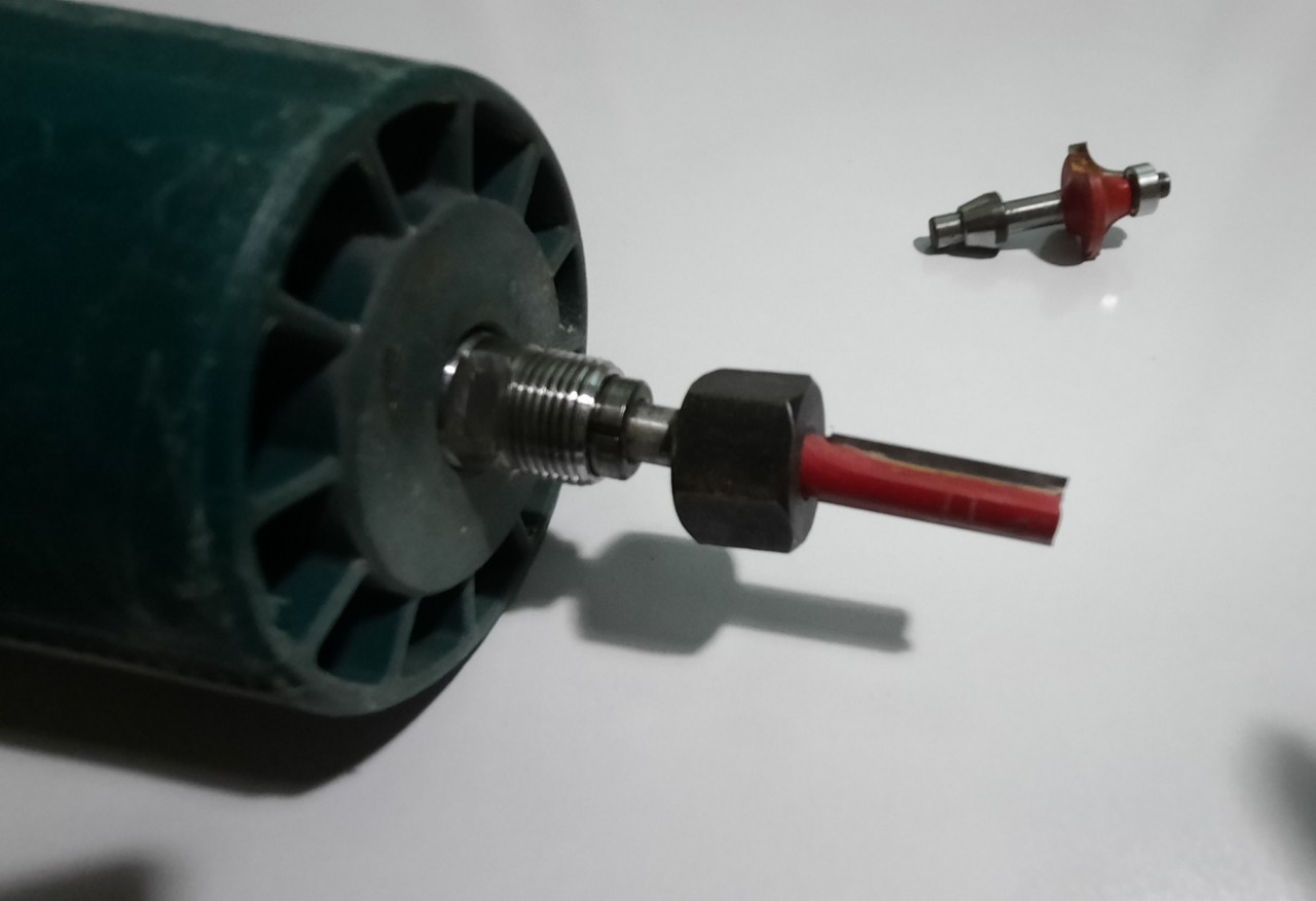 chấu bóp cho máy phay mini cốt 6.35mm