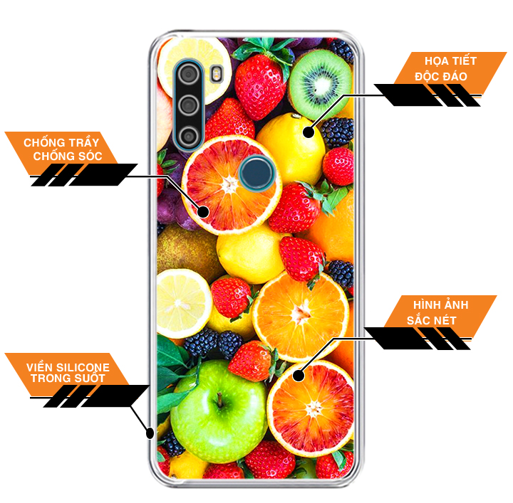 [HCM]Ốp lưng điện thoại Vsmart Active 3 - 01304 0070 FRUIT - Silicon Dẻo