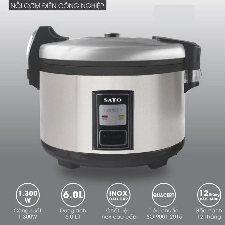 Nồi Cơm Điện Công Nghiệp Sato S60-60E