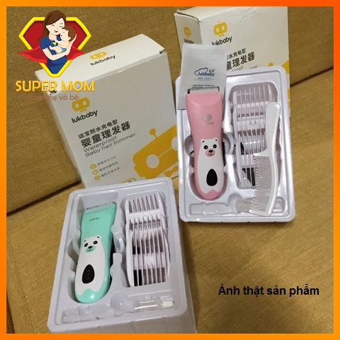 Tông Đơ Cắt Tóc Cho Bé LUKBABY siêu bền(TẶNG KHĂN TRÙM)