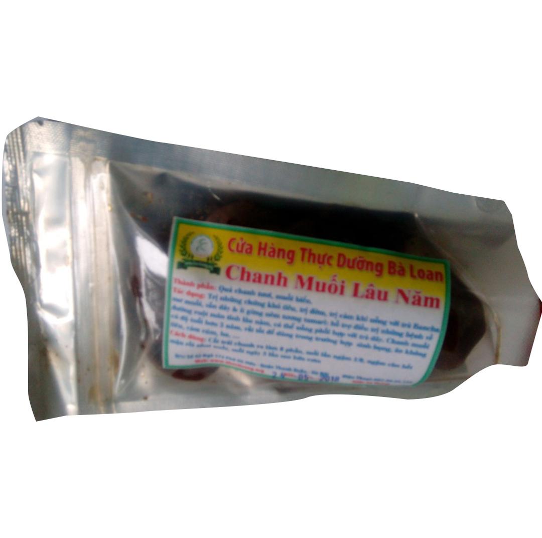 Chanh muối lâu năm thực dưỡng Bà Loan, chanh ướp muối, chanh muối quả to, chanh muối, mơ muối thực dưỡng ohsawa, chanh muối ngâm Zjnmart