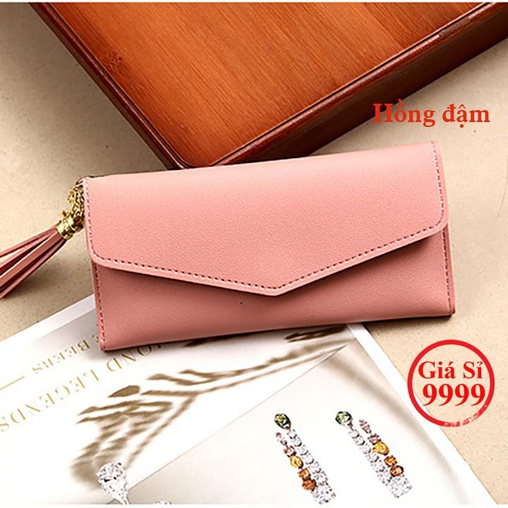 Ví nữ dài tua rua+trái tim VD69