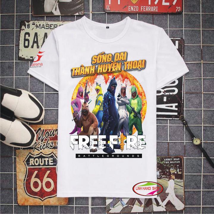 Áo Free Fire - Khung long