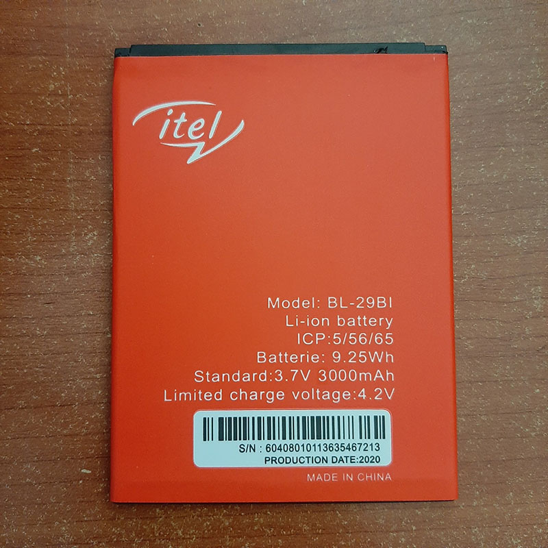 Pin Itel S33/ S15/A48/Bl 29Bi