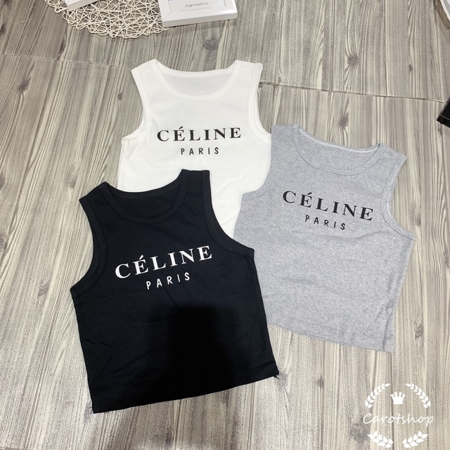 [HCM]Áo thun ba lỗ croptop in siêu hot