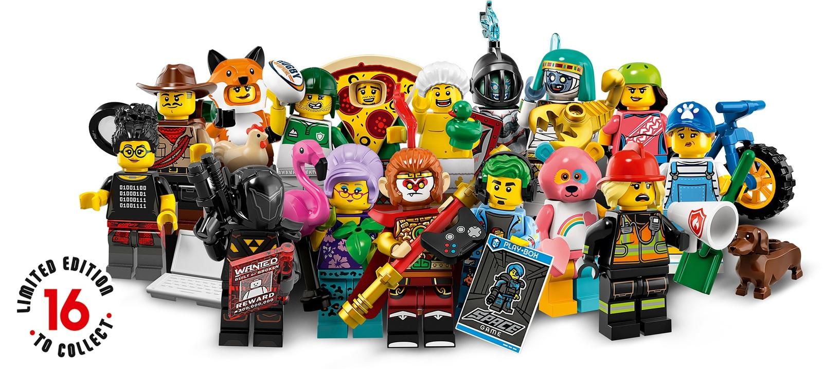 Combo 16 nhân vật Lego Minifigure Series 19 - Set