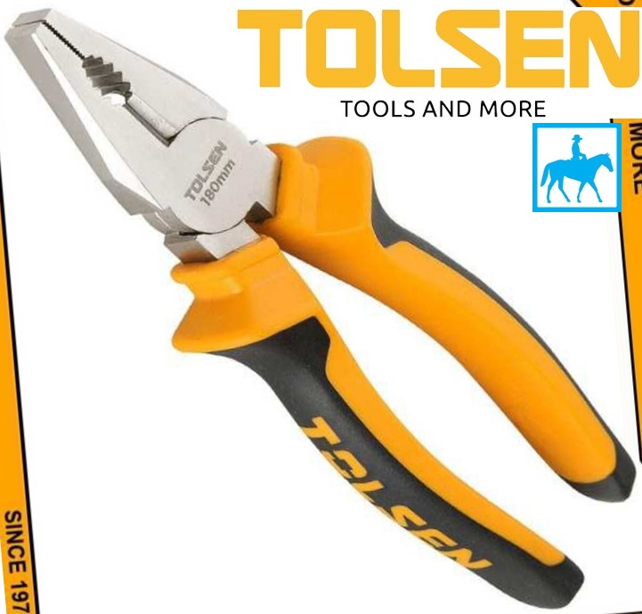 TOLSEN Kềm Răng Kìm Điện 200mm 8inch Thép CRV 10002