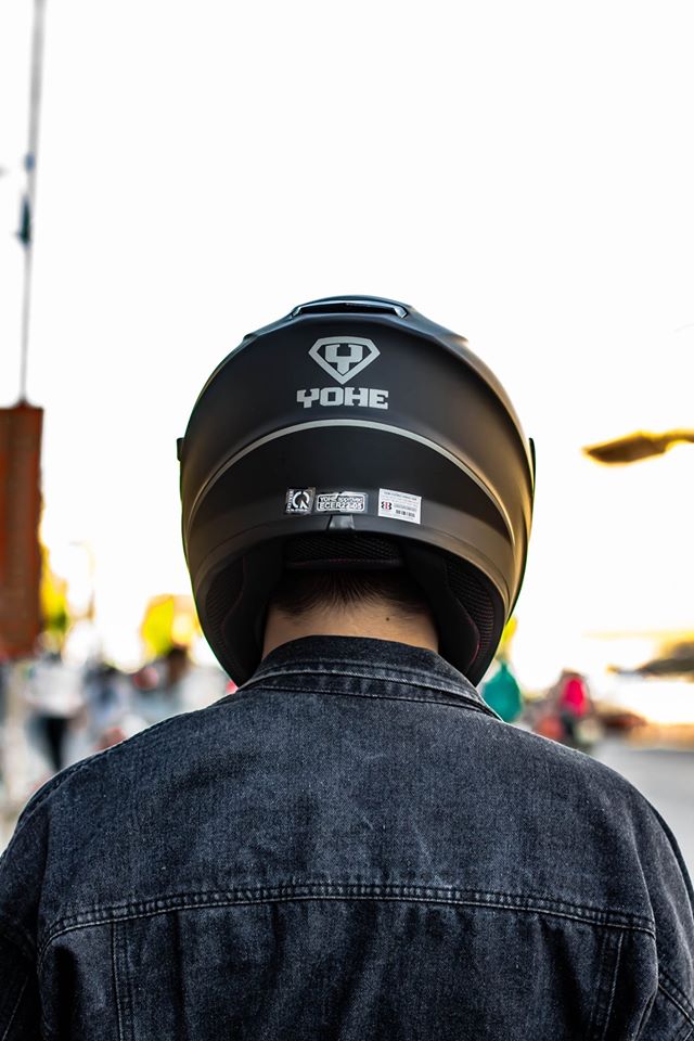 [CHÍNH HÃNG] MŨ BẢO HIỂM FULLFACE YOHE 981 ĐEN NHÁM