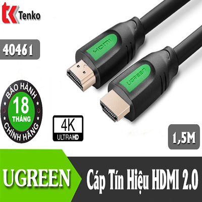 Cáp HDMI 2.0 dài 1,5m Ugreen 40461