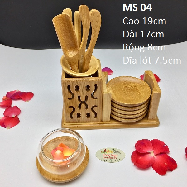 Bộ dụng cụ pha trà nhiều mẫu- Song Ngư hoa thảo trà