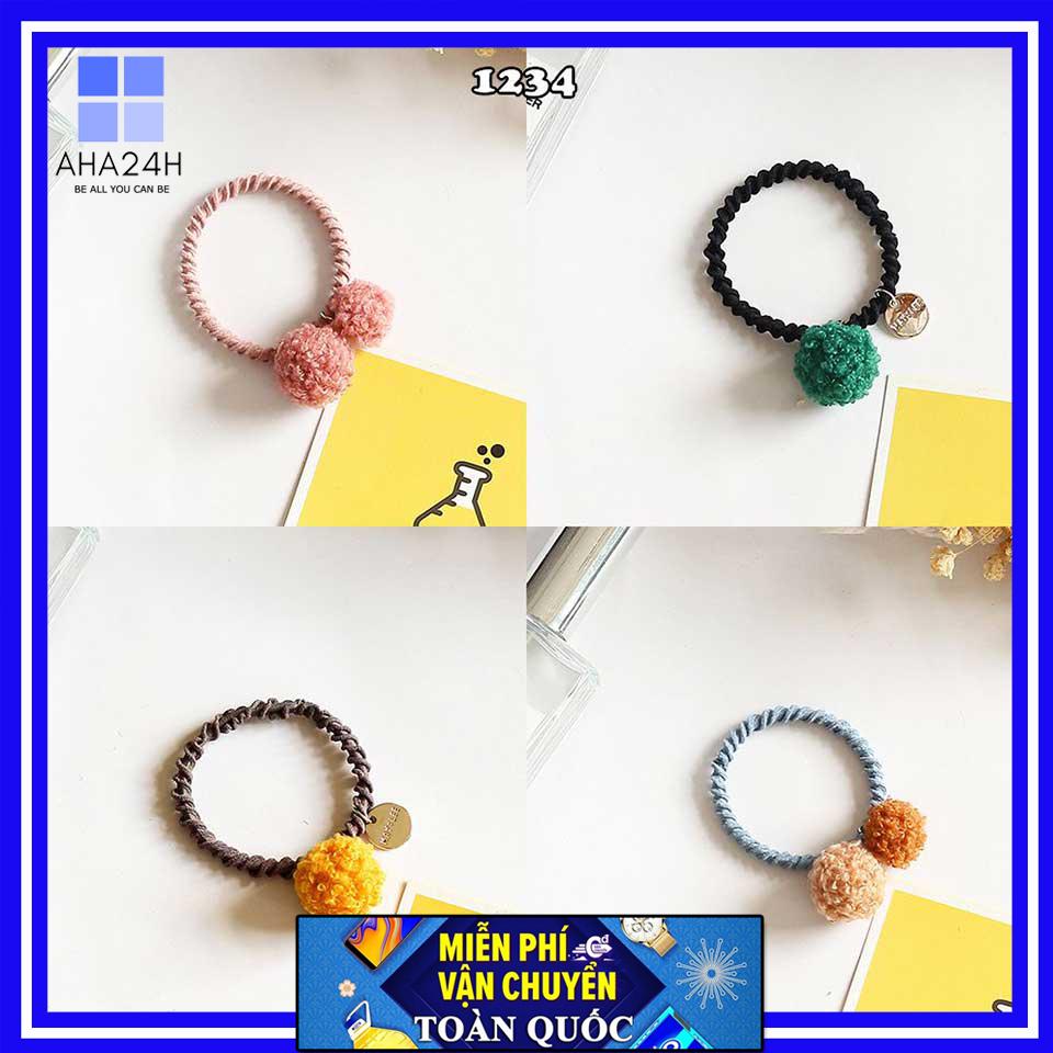 [HCM]Dây Cột Tóc Tròn Đơn Giản Ah1234 (Mẫu ngẫu nhiên)