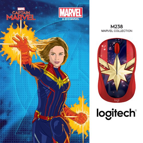 Chuột không dây Logitech M238 - Marvel Collection