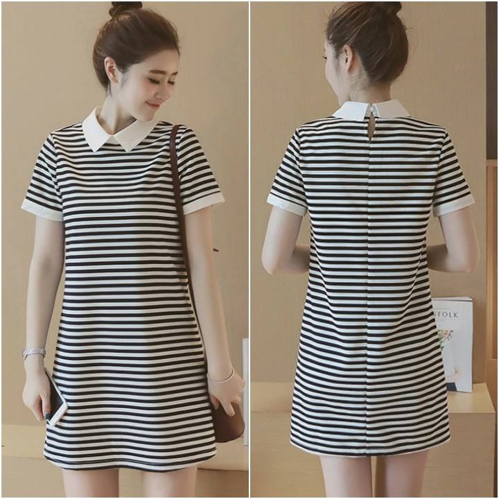 (SIÊU SELL) [HCM]ĐẦM SUÔNG SỌC SIÊU DỄ THƯƠNG - 418