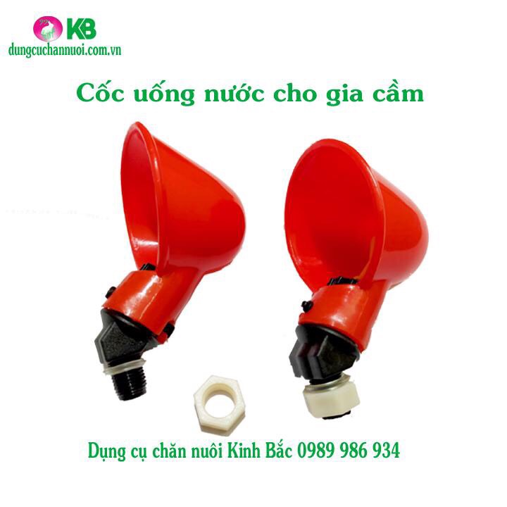 Máng uống tự động cho gà vịt dễ lắp đặt