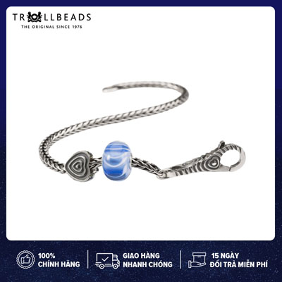 TROLLBEADS - Lắc tay phiên bản giới hạn Heart ripple