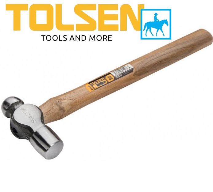 [HCM]Búa Đầu Tròn Đầu Bi Cán Gỗ TOLSEN 25142