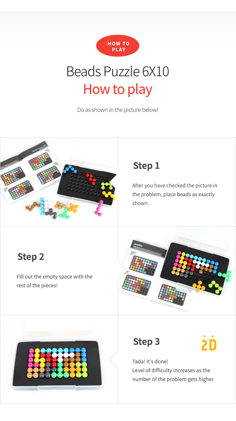 IQ Puzzlia Beads puzzle 6x10