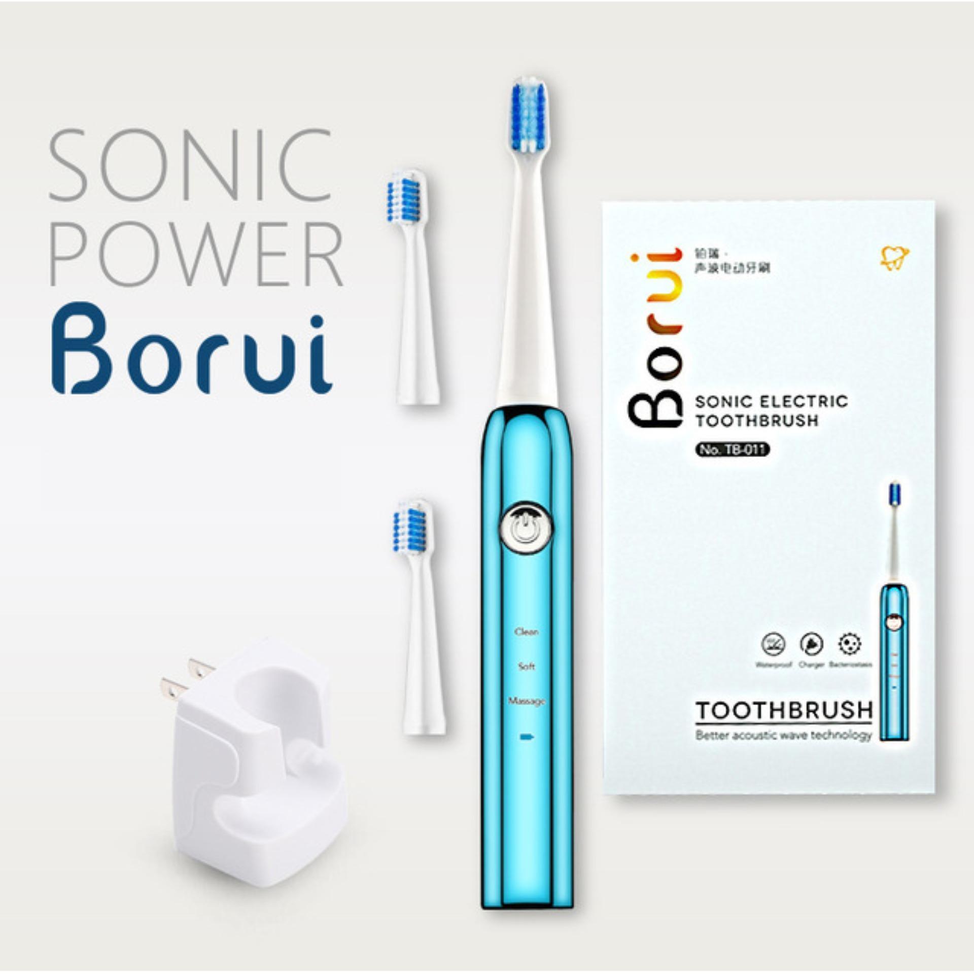 Bàn chải Đánh răng cho bé, Bàn chải thông minh BORUI - Máy đánh răng tự động , Siêu mềm, Chất lượng. Cách chữa hôi miệng. Giảm tới 50% chỉ HÔM NAY