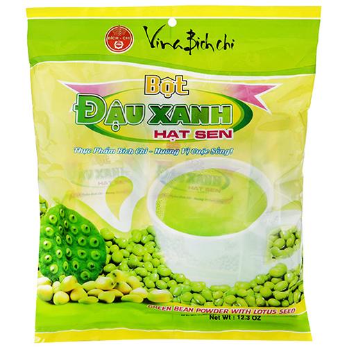 Bột đậu xanh hạt sen có đường Bích Chi - 350g/túi
