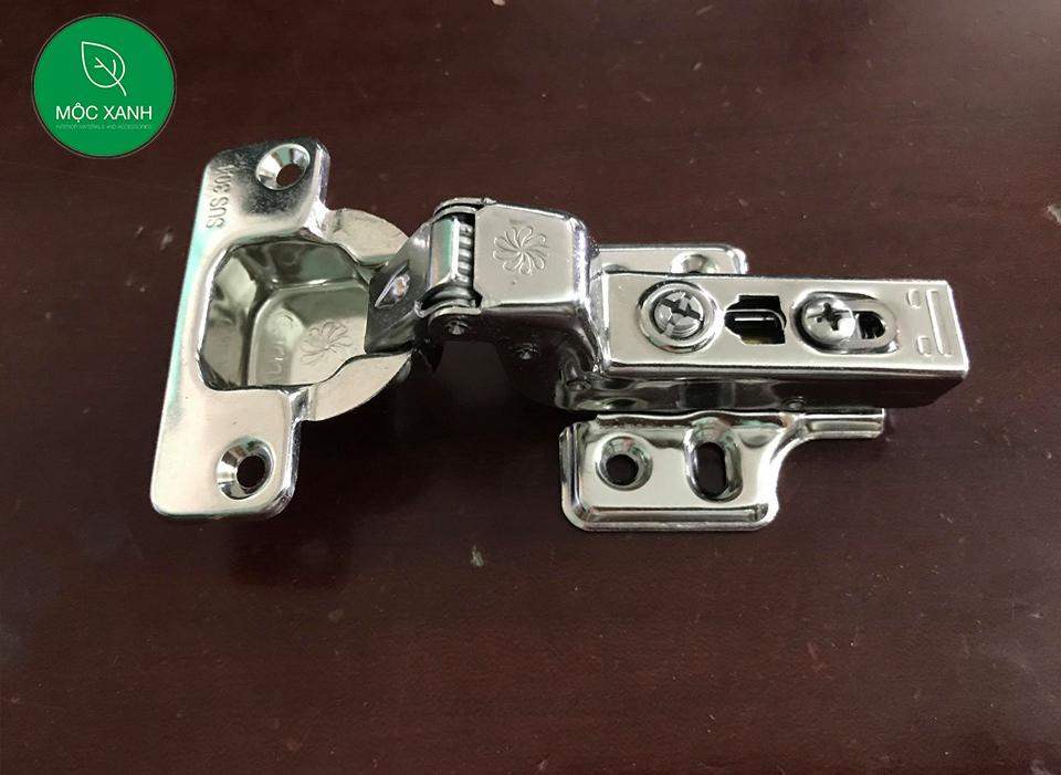Bản lề thép góc mở 110 độ Cariny Inoxa S35