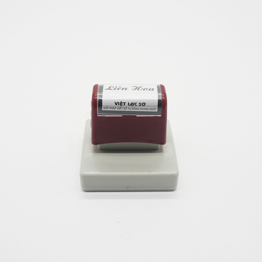 Dấu triện liên hoa 4cm thấm mực