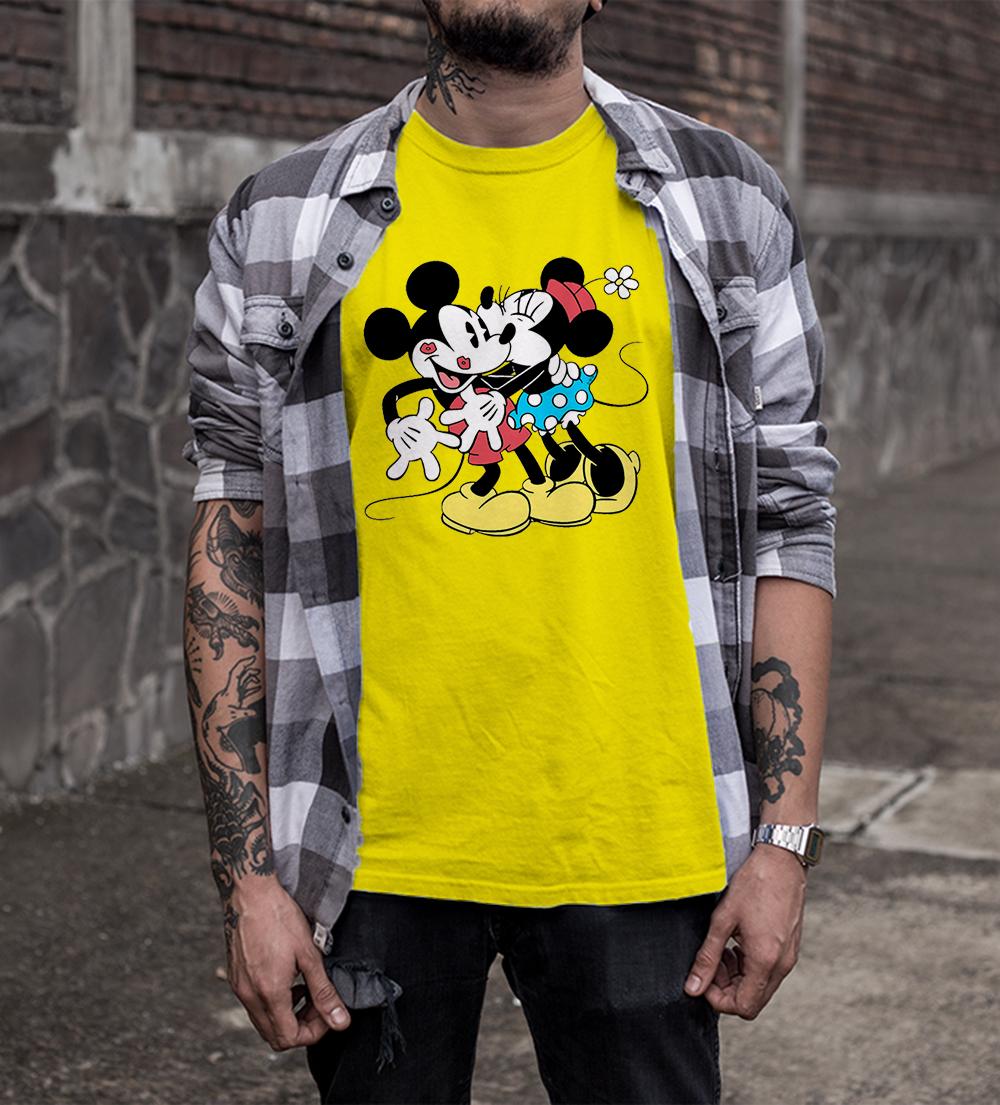 Áo thun Unisex - Chuột mickey và mini dễ thương