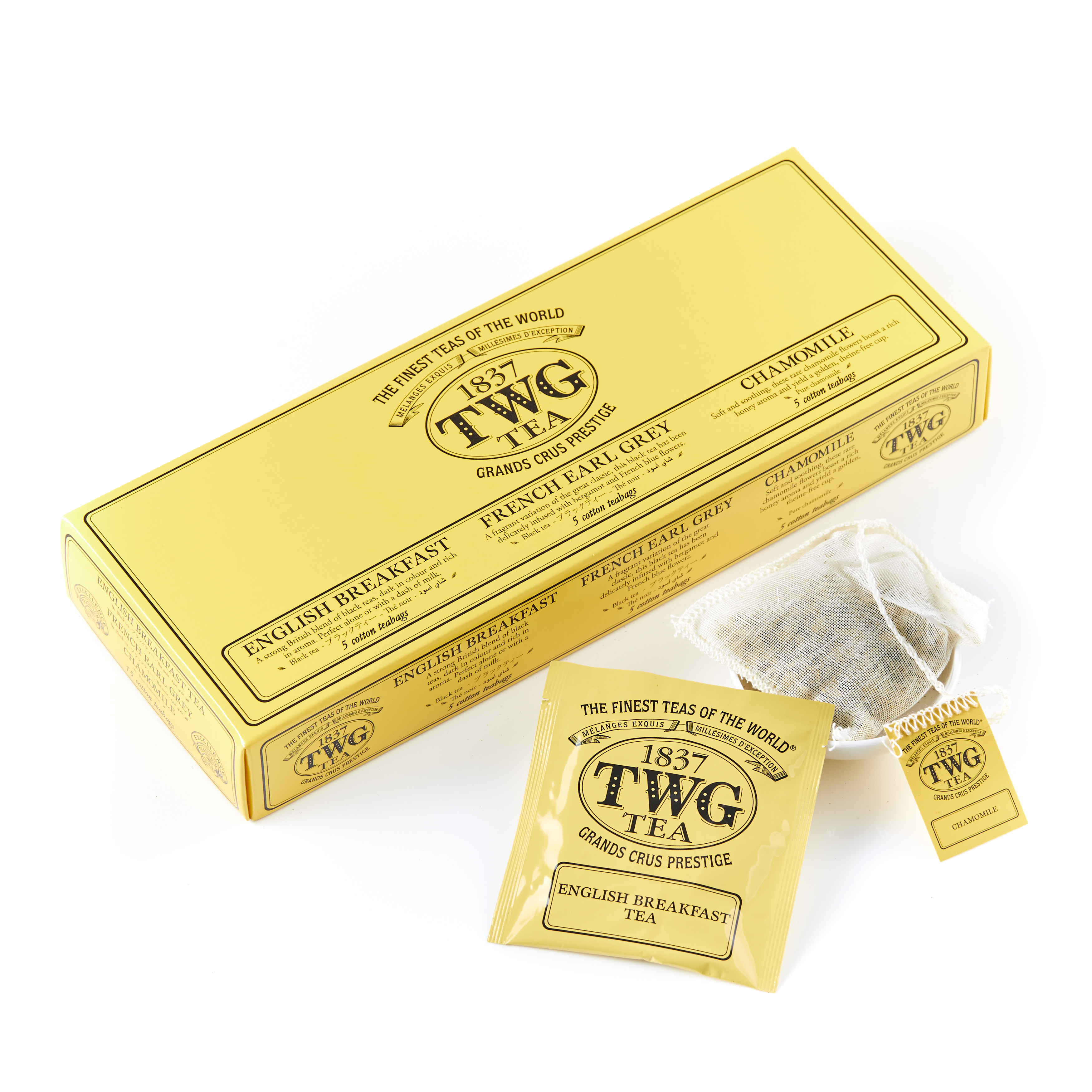 TWG Tea Classic Teabag Selection (2.5g x 15 teabags) | Black Tea | Flowers Tea