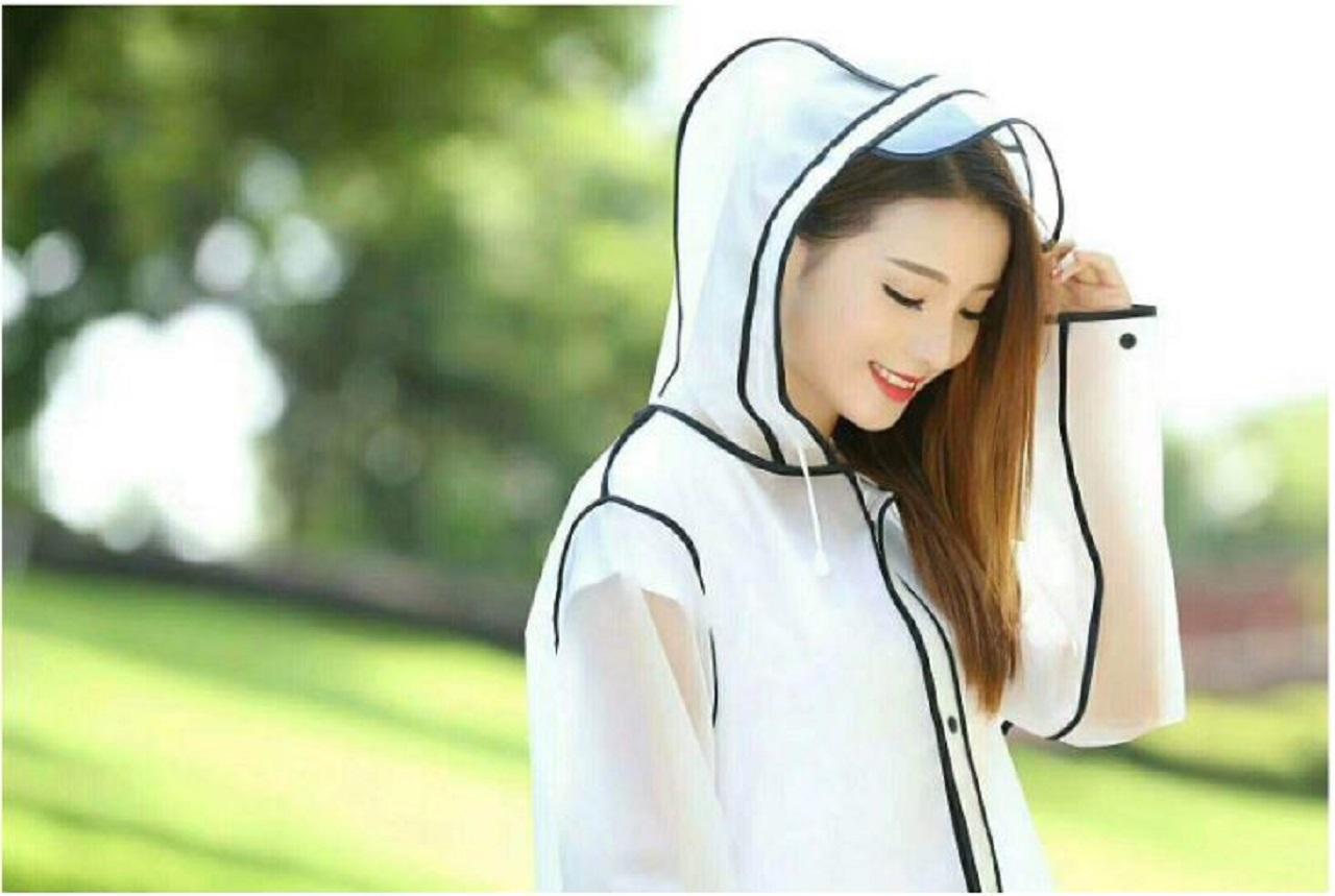 Áo Mưa EVA Chóng Thấm Điều Hòa Không Khí Thích Hợp Cho Nam Và Nữ , Có Áo Mưa Nhỏ Cho Em Bé - Mua 3 Tặng 1 Món- Thời Trang Mới Hàn Quốc ( NHƯ HÌNH 100 % )  1