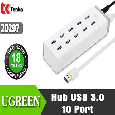 Bộ Chia USB 3.0 10 Cổng Ugreen 20297