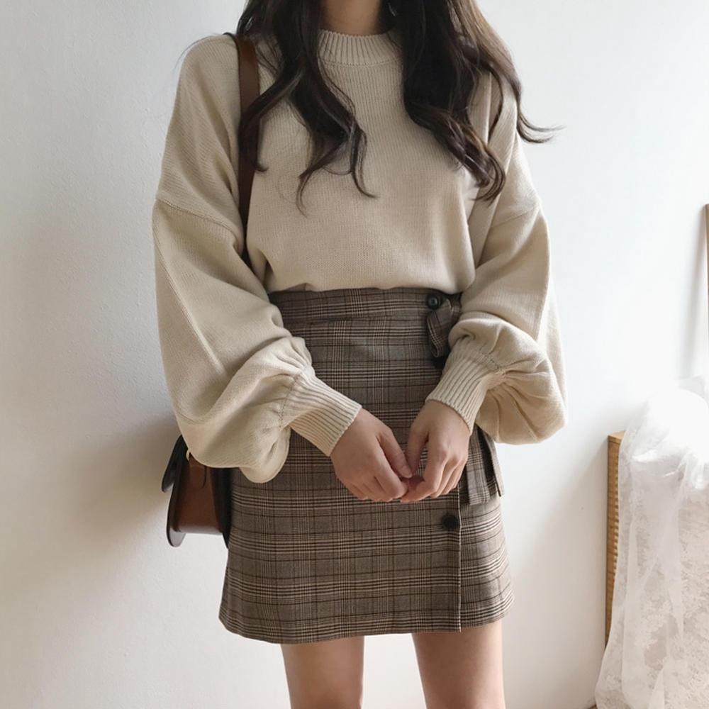 ÁO LEN NỮ TAY BỒNG