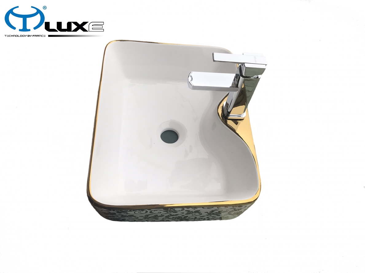 Chậu lavabo bàn đá cao cấp LUXE C13