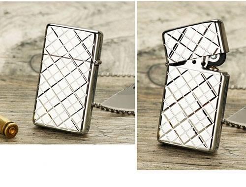 Zippo 28581 - Zippo Slim Armor Argyle Polished Chrome