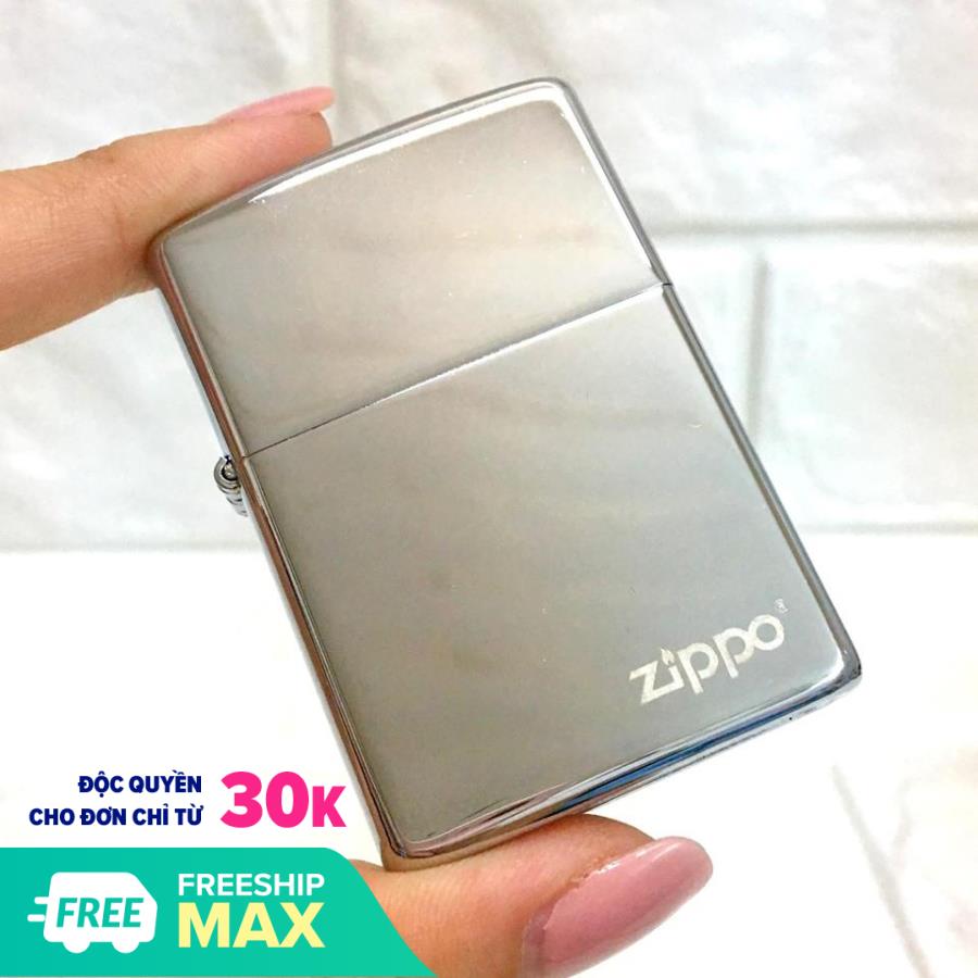 Bật lửa, hột quẹt zippo mỹ trơn bóng cao cấp