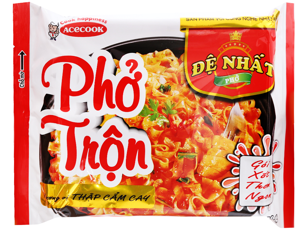 Combo 2 gói phở trộn Đệ Nhất mix 2 vị Bò và thập cẩm