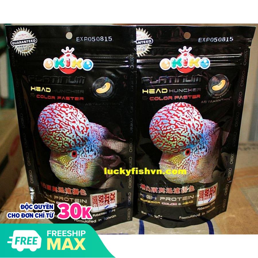 Okiko Platinum - Thức Ăn Lên Đầu Màu Châu Cho Cá La Hán